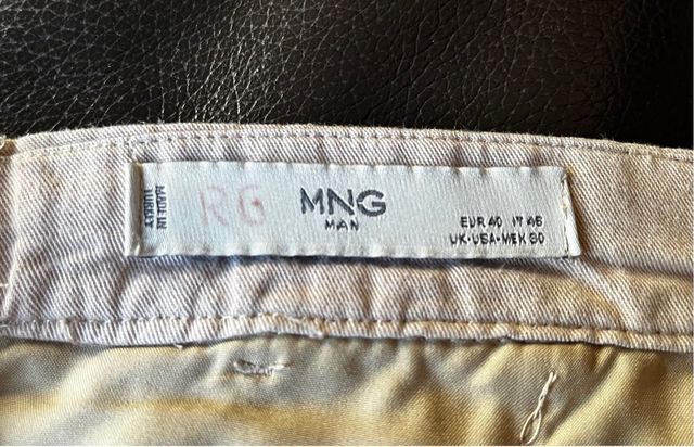 Shorts Mango beige talla M