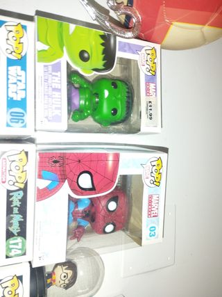 Funko Pop Marvel Hulk & Spiderman
