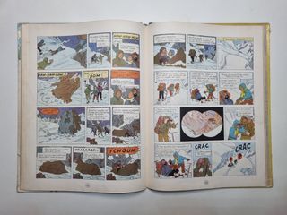 Tintin en el Tibet - Hergé - Lomo de Tela