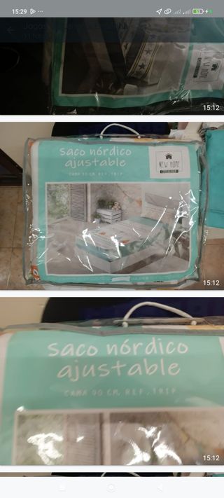 Saco nórdico infantil 90cm