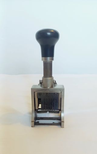 Timbro numeratore vintage mod. Pitagora anni 50
