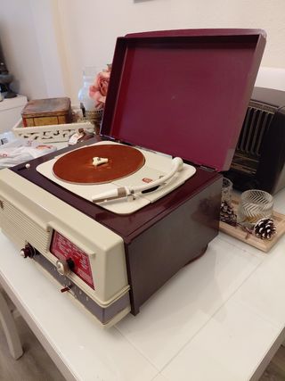 Radio Philips años 50 valvulas - Tocadiscos