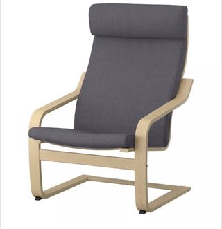 Silla Poäng IKEA gris