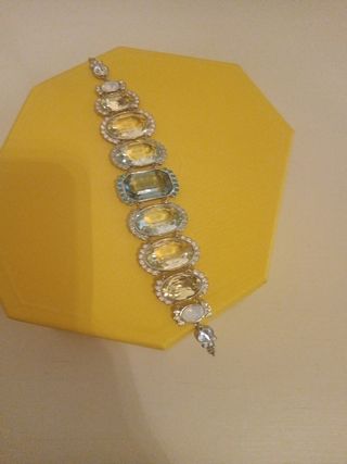Bracciale Swarovski multicolor argento