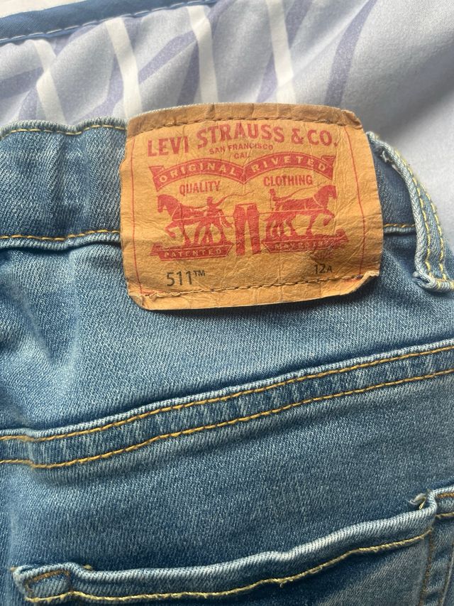 Vaqueros Levis niño, talla 12