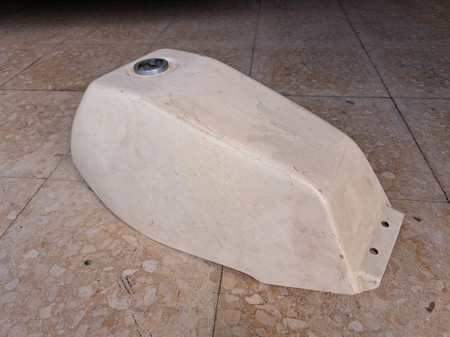 Depósito de fibra nuevo para moto tt cross antigua
