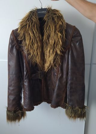 Chaqueta mujer Caramelo marrón