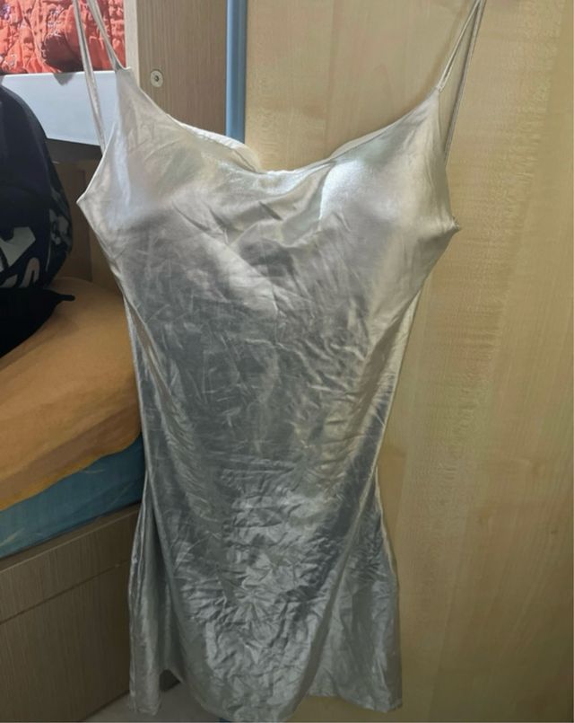 Miniabito argento - Sara Moda