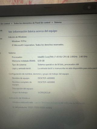 Computer portatile Acer i7 nero