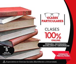 CLASES PARTICULARES ONLINE