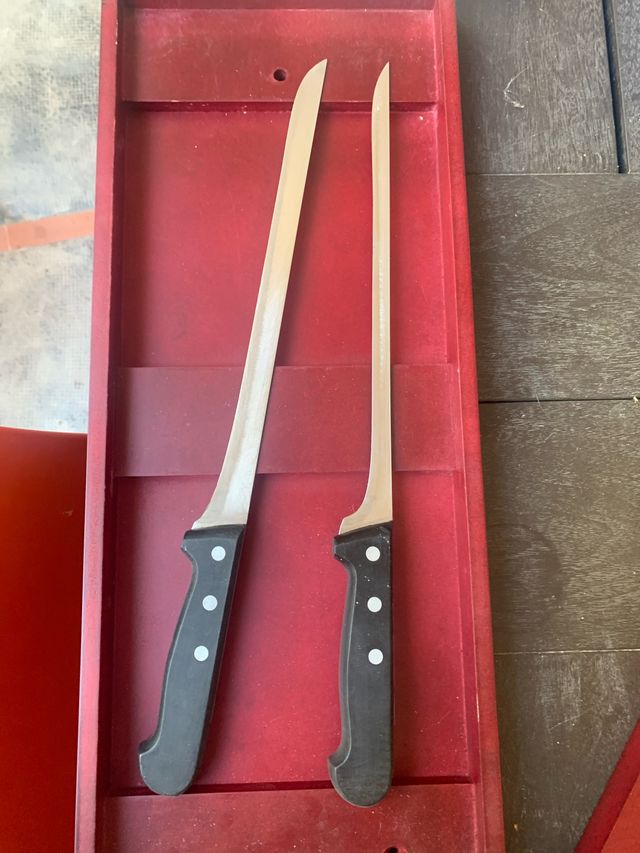 Cuchillos jamoneros - 2 pzas