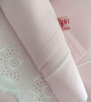 Juego sábanas algodón rosa