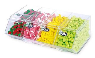 3 cajas expositoras metacrilato chuches