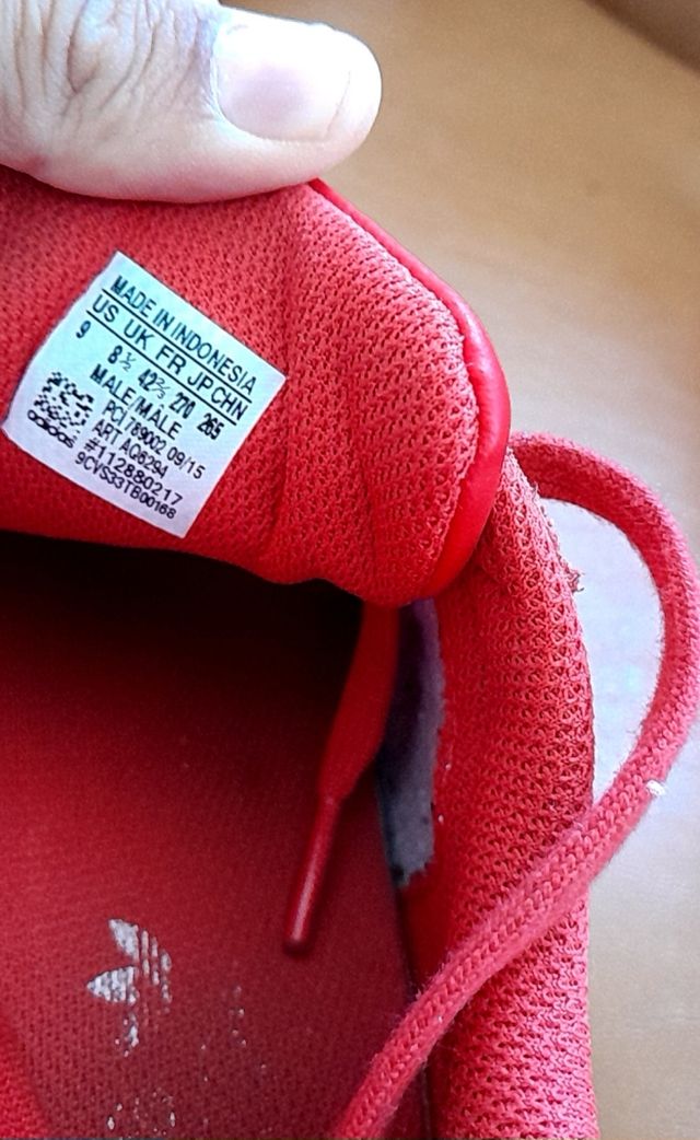 Zapatillas Adidas Superstar rojas