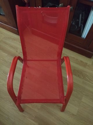 Silla roja niño