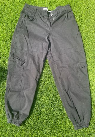 Pantalones cargo Bershka negros