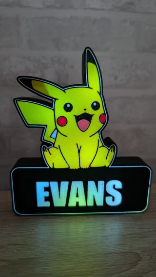 Lampara Pikachu 3D