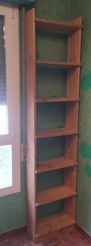 Estantería madera 6 baldas