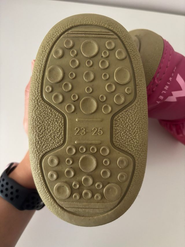 Botas Nieve Bebé Rosa - Talla 23-25