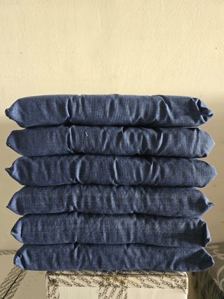 Cuscini seduta blu 