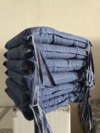 Cuscini seduta blu 