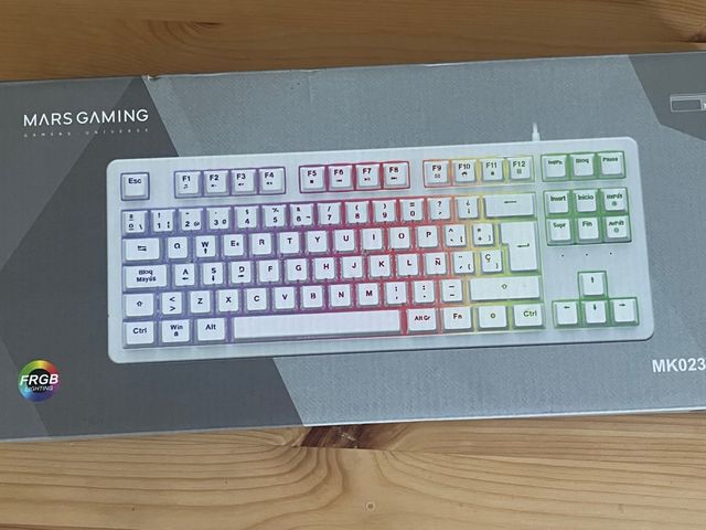 Teclado Mars Gaming MK023 RGB. Nuevo Sin abrir.