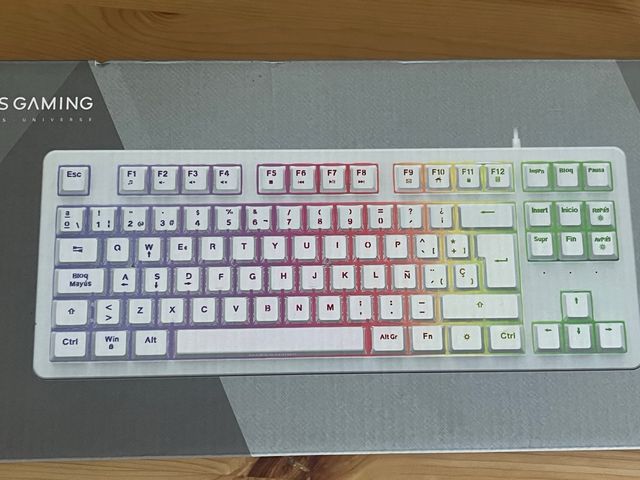 Teclado Mars Gaming MK023 RGB. Nuevo Sin abrir.