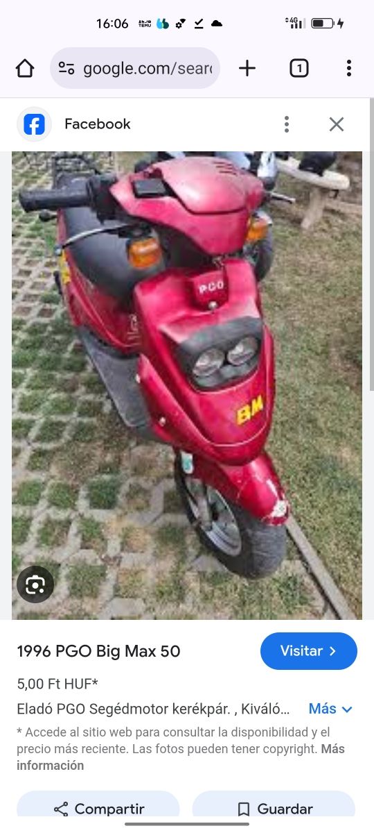 Despiece scooter PGO Big Max rojo
Es igual
