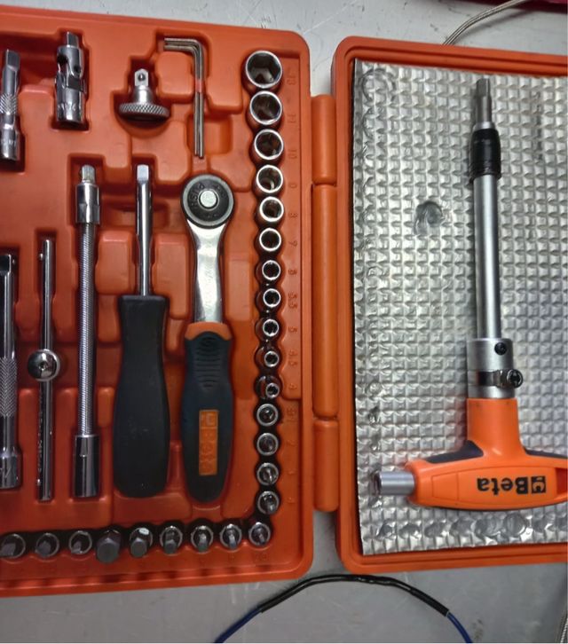 Juego carraca Beta 1/4" + mango T