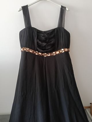 Vestido negro Adolfo Domínguez fiesta