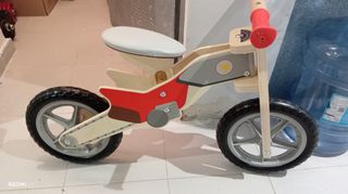 Bicicleta madera niño