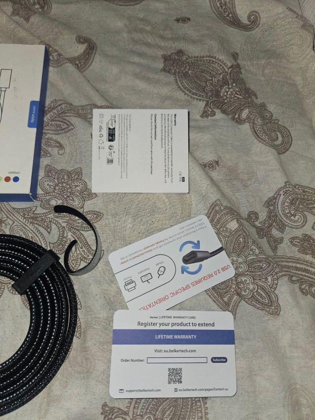 2 Cables USB-C 6/1.8m - Nuevos