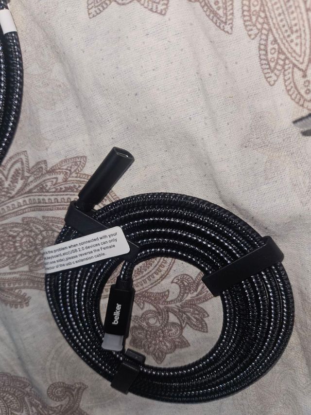 2 Cables USB-C 6/1.8m - Nuevos