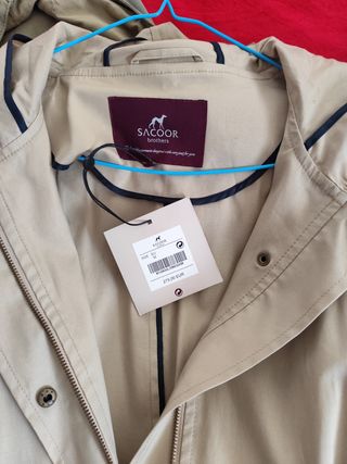 Gabardina con capucha Sacoor M