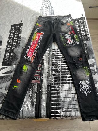 Jeans rotos negros | Talla 36