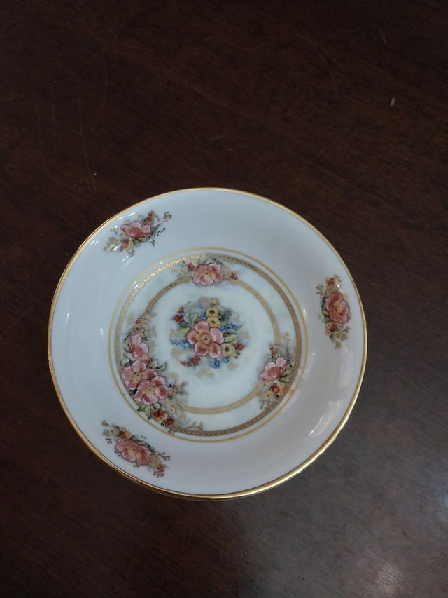 Alzatina Porcellana Limoges France M.A.B.A 