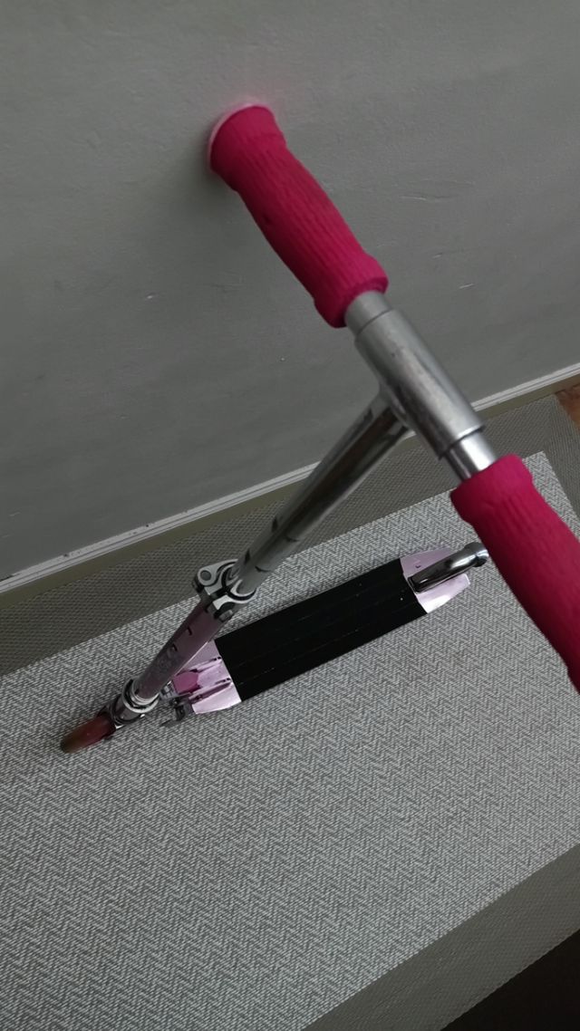 Patinete Infantil Rosa Alumínio