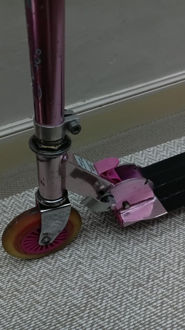 Patinete Infantil Rosa Alumínio