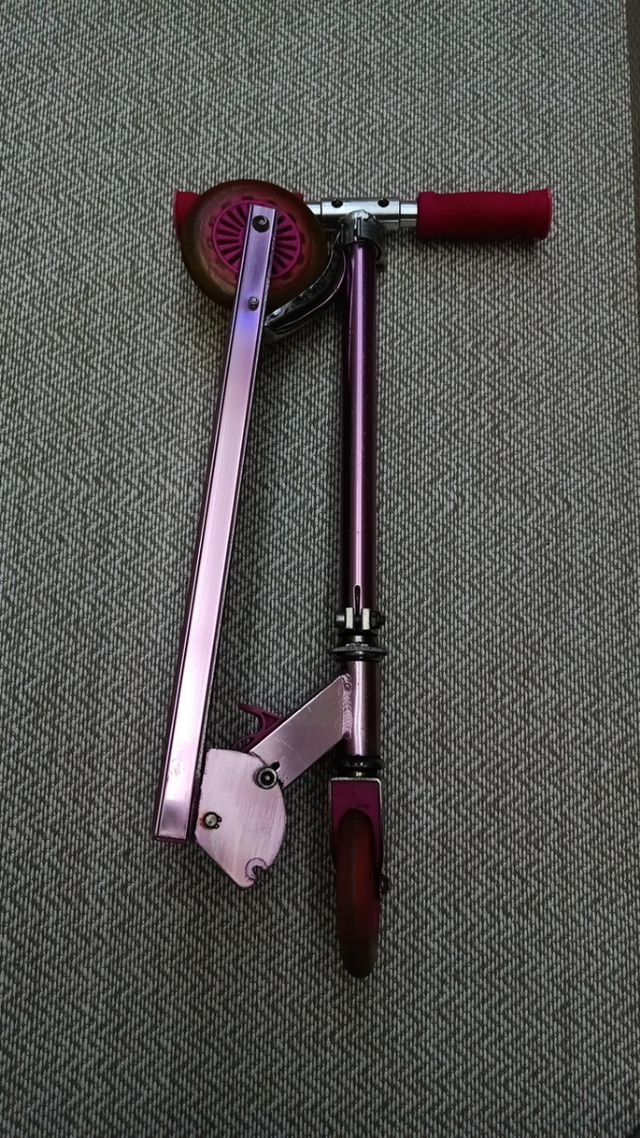 Patinete Infantil Rosa Alumínio