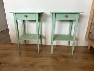 Mesitas noche Hemnes - 2 ud. - Verde