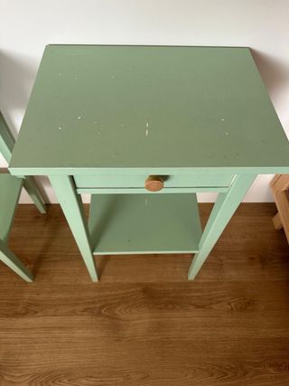 Mesitas noche Hemnes - 2 ud. - Verde