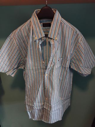 Camisa Pedro del Hierro rayas azul