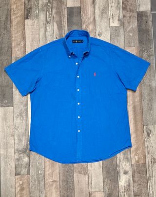 Ralph Lauren camicia uomo XL blu
