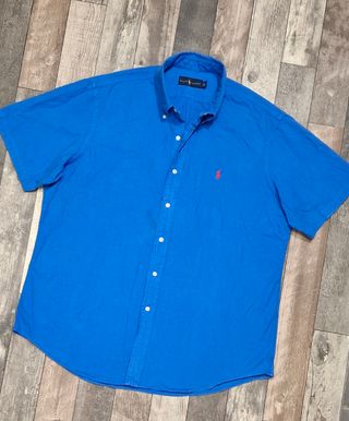 Ralph Lauren camicia uomo XL blu