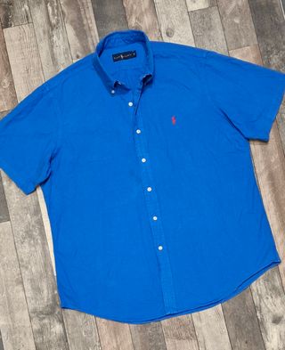 Ralph Lauren camicia uomo XL blu