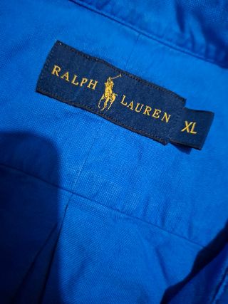 Ralph Lauren camicia uomo XL blu