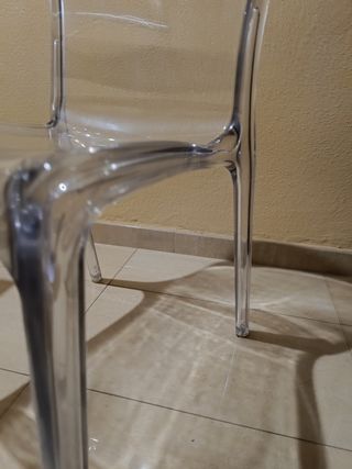 Sillas metacrilato transparentes (las 4)