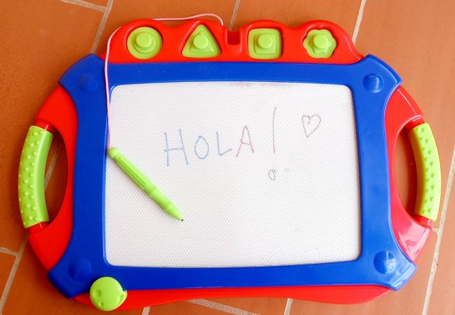 Pizarra magnética infantil