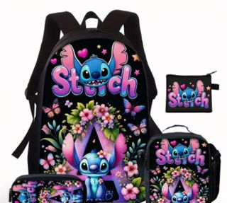 Mochila Stitch infantil - 2 piezas