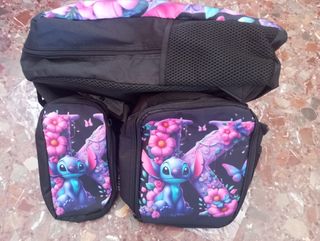 Mochila Stitch infantil - 2 piezas